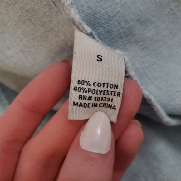 Refuge Acid Wash Denim Jacket - Picture 4 of 5